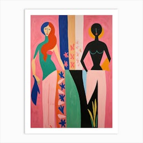 Two Women 1 Art Print