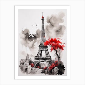 Paris Eiffel Tower Art Print