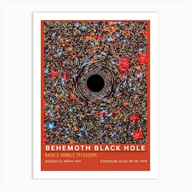 Behemoth Black Hole 1 Art Print