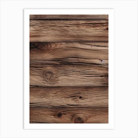 Wood Planks Art Print