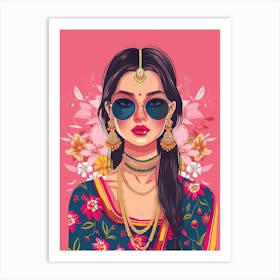 Indian Woman Art Print