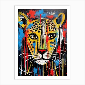 Neo-Cheetah Rhapsody 1 Art Print