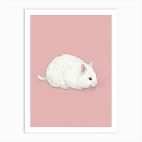 White Rat Art Print