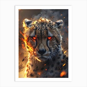 Cheetah 55 Art Print