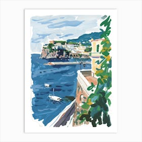 Travel Poster Happy Places Sorrento 3 Art Print