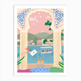 Udaipur Love Art Print