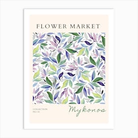 Flower Market 3 Art Print