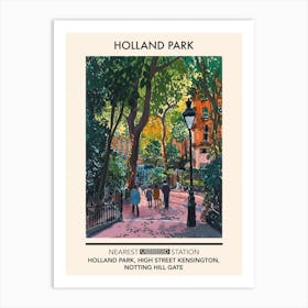Holland Park London Parks Garden 4 Art Print