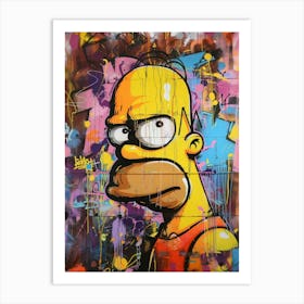 Simpsons Art Print