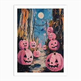 Pink Haloween 304 Art Print