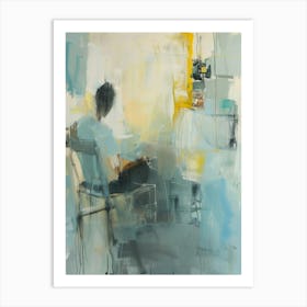 'A Man In A Chair' Art Print