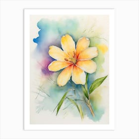 Lily. Art Print