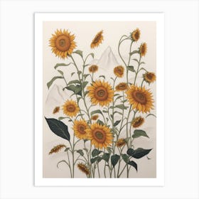 Sunflowers luck Art Print