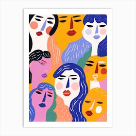 Women Portraits Art Print