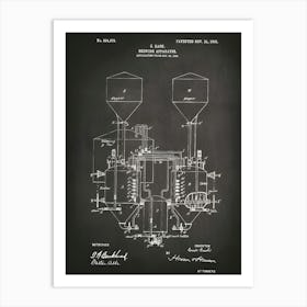 Home Brewer Gifts, Brewery Sign, Brewery Decor, Brewery Art, Brewery Prints, Brewery Poster, Beer Blueprint,Beer Lover Gift,Beer Gift, Hb9791 Art Print