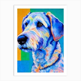 Airedale Terrier 2 Fauvist Style Dog Art Print