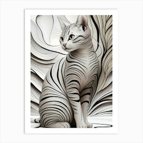 Cat Art Art Print