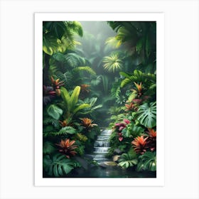 Tropical Jungle 9 Art Print