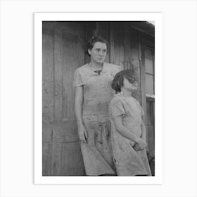 Untitled Photo, Possibly Related To Two Children Of John Scott, A Hired Man Living Near Ringgold, Iowa By Russell Lee 1 Art Print