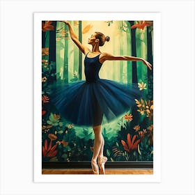 Ballerina Elegance Art Print