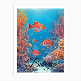 Belize Art Print