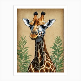 Giraffe 11 Art Print