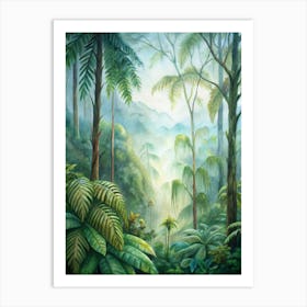 Tropical Rainforest Art Print