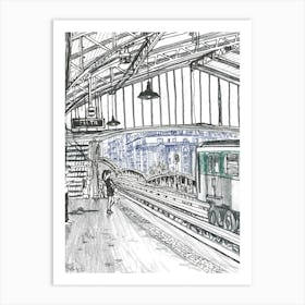 Cambronne Station Art Print