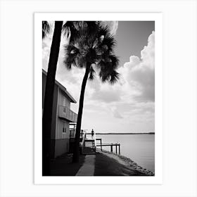Florida, Black And White Analogue Photograph 1 Art Print