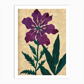 Purple Flower Art Print