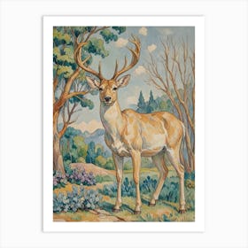 Deer no1 Art Print