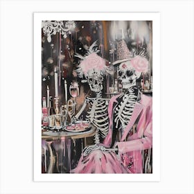 Day Of The Dead Skeletons 2 Art Print