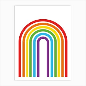 Rainbow Funk Nursery Art Print