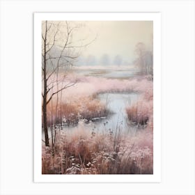 Dreamy Winter Painting Everglades National Park United States 4 Art Print