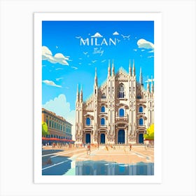 Italy Milan Travel Art Print