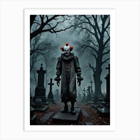 Midnight Madness: The Cemetery Clown Poster