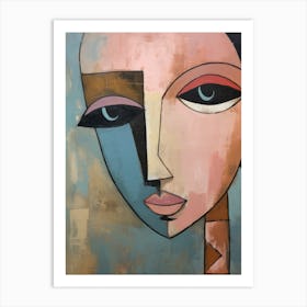 Face Of A Woman 14 Art Print