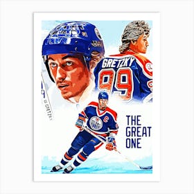 Great One gretzky Art Print