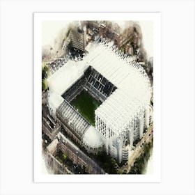 Newcastle United St James Park Stadium Art Print