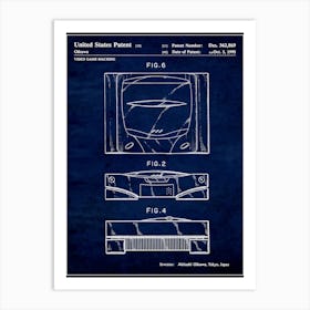 Saturn Design Without Cartridge Slot 1994 Art Print