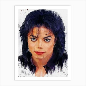 Michael Jackson Potrait Art Print