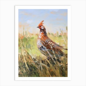 Bird Painting Pheasant 8 Art Print