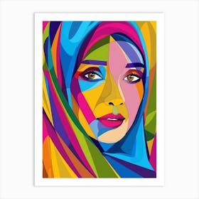 Muslim Woman Art Print