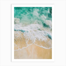 Aerial View Of The Beach 9 Art Print