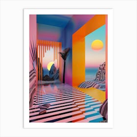 retro room Art Print