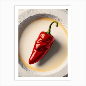 Red Chili Pepper 3 Art Print