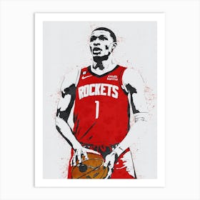 Jabari Smith Jr Houston Rockets Art Print