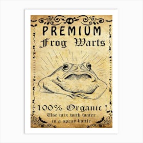 Premium Frog Warts Art Print