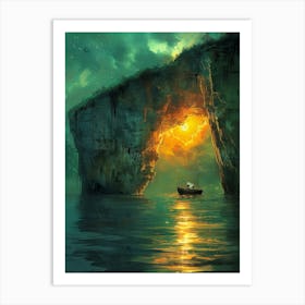 Cave In The Sky Art Print