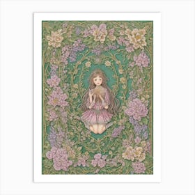 Lilac Girl Art Print